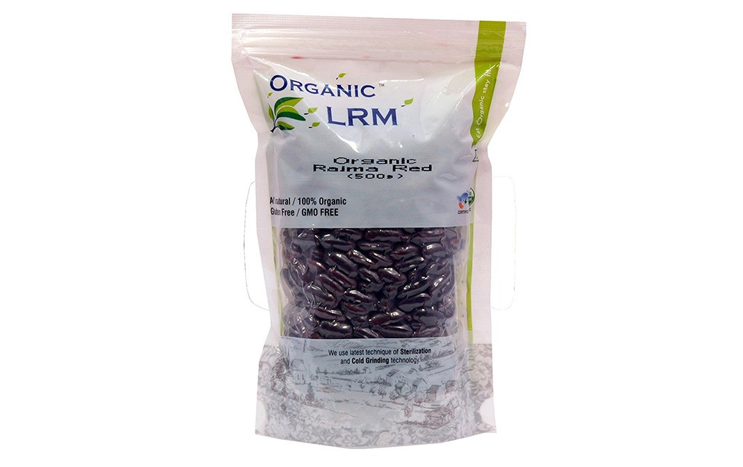 Organic LRM Organic Rajma Red    Pack  500 grams